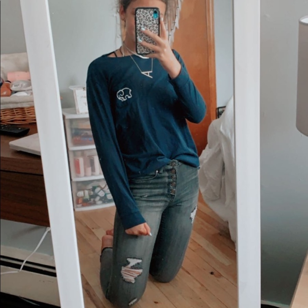 Ivory Ella Girls Lacrosse Long Sleeve Tee